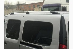 Рейлінги Хром Renault Kangoo 2008+ максі база. Хром. Рейлінги хром Renault Kangoo 2008+ довга база 19053 фото