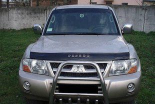 Дефлектор на капот (мухобойки) Mitsubishi Pajero Wagon III 1998-2006 MSH12 фото