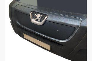 Зимова решетка Peugeot Boxer 2007-2014 (Верх) матова 16142 фото