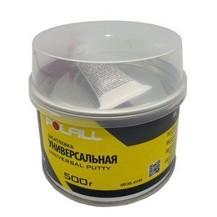 Шпатлевка универсальная, с отвердителем, Polfill, 500g, 43109 97831 фото