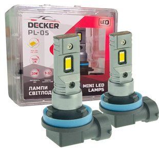 Светодиодные лампы Decker Led PL-05 H11 5000K 7000Lm 9-32V PL-05 фото