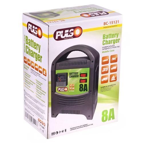 Зарядний пристрій PULSO BC-15121 6-12V/8A/9-112AHR/стріл.индик. (BC-15121) BC-15121 фото