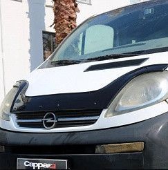 Дефлектор на капот (мухобойки) Opel Vivaro 2001- OP19 фото