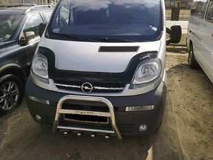 Дефлектор на капот (мухобойки) Opel Vivaro 2001- OP19 фото