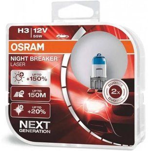 Автолампа OSRAM галогеновая 55W H3 (OS 64151NL-HCB) 64151NL-HCB фото