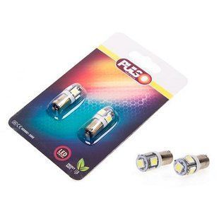 Лампи PULSO/габаритні/LED-T8.5/5SMD-5050/12v1.0w White (LP-90155) LP-90155 фото