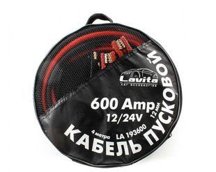 Старт-кабель LAVITA 600 A. 4м (Пусковые провода) LA 193600 фото
