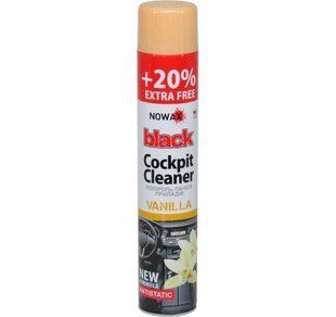 Полироль пластика NOWAX Cockpit Cleaner Vanilla 750мл. Полироль торпеды Новакс Ваниль NX00701 фото