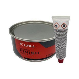 Шпатлевка финишная, с отвердителем, Polfill, 1kg, 43124 97840 фото