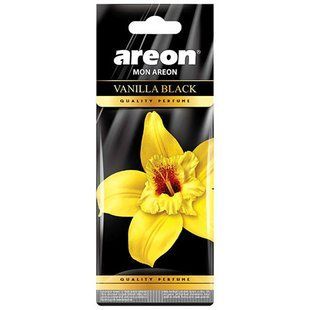 Освіжувач повітря AREON сухий листочок "Mon" Vanilla-Black (МА31) МА31 фото