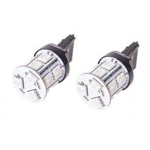 Лампи PULSO/габаритні/LED T20/W3x16d/13 SMD-5050/12v/Red/1 конт. (LP-20131) LP-20131 фото