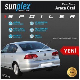 Спойлер Volkswagen Jetta 2010-2017 Sunplex Турция 103563 фото