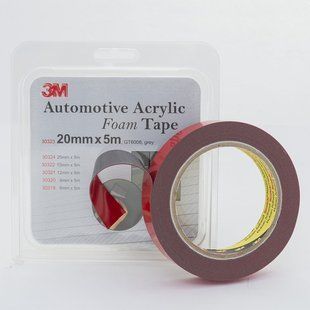 Скотч двухсторонний "Foam Tape", 3M, 20mmx5mx0,8mm, темно-серый, 30323 98144 фото