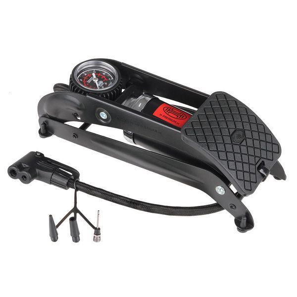 Преміум ножний одноциліндровий насос "PEDALPOWER PRO Black Edition" Heyner 215010 95626 фото