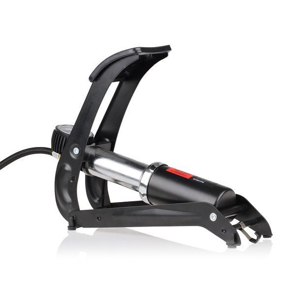 Преміум ножний одноциліндровий насос "PEDALPOWER PRO Black Edition" Heyner 215010 95626 фото