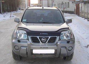 Дефлектор на капот (мухобойки) Nissan X-Trail (T30) 2001-2006 NS14 фото