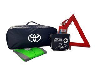 Набір автомобіліста універсальний Toyota "Standart" Подарунок рукавички Toyota фото