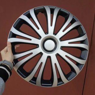 Колпаки на колеса. Колпаки колесные ARGO R16 AVERA SILVER&BLACK . Колпаки на диски (комплект) 4 шт 1761408736 фото
