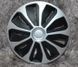 Ковпаки на колеса. Ковпаки колісні ARGO R13 PLATIN Silver/Black. Ковпаки на диски (комплект) 4 шт 1761408686 фото 1