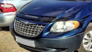 Дефлектор на капот (мухобойки) Chrysler Voyager IV 2001-2008 CLR03 фото